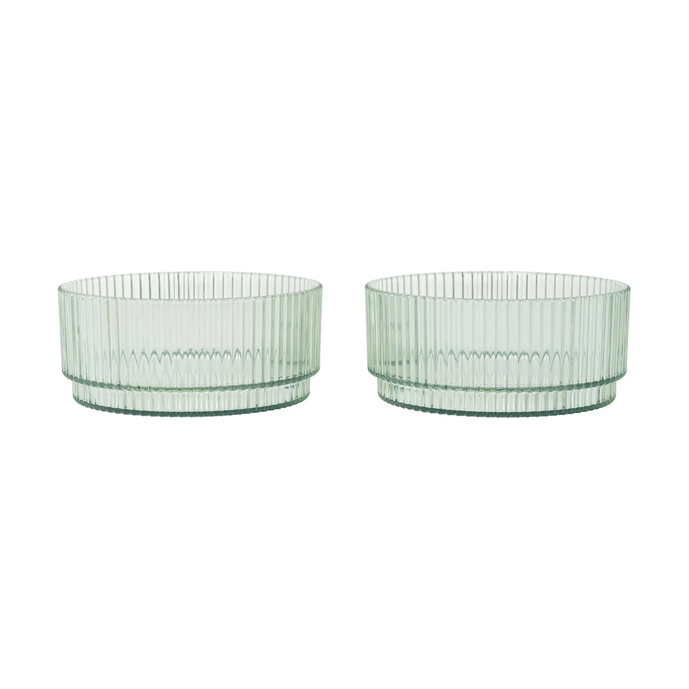 Ripple kids skål, Tea green, 2-pak Ferm Living
