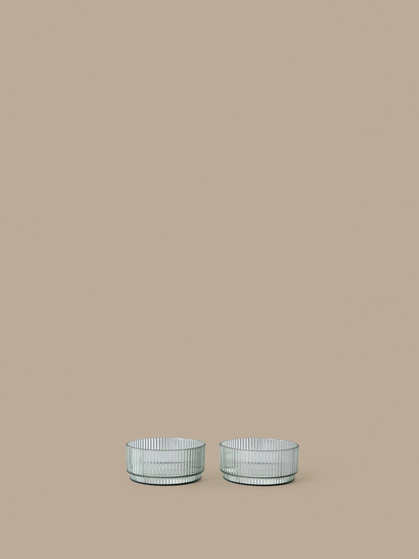 Ripple kids skål, Tea green, 2-pak Ferm Living