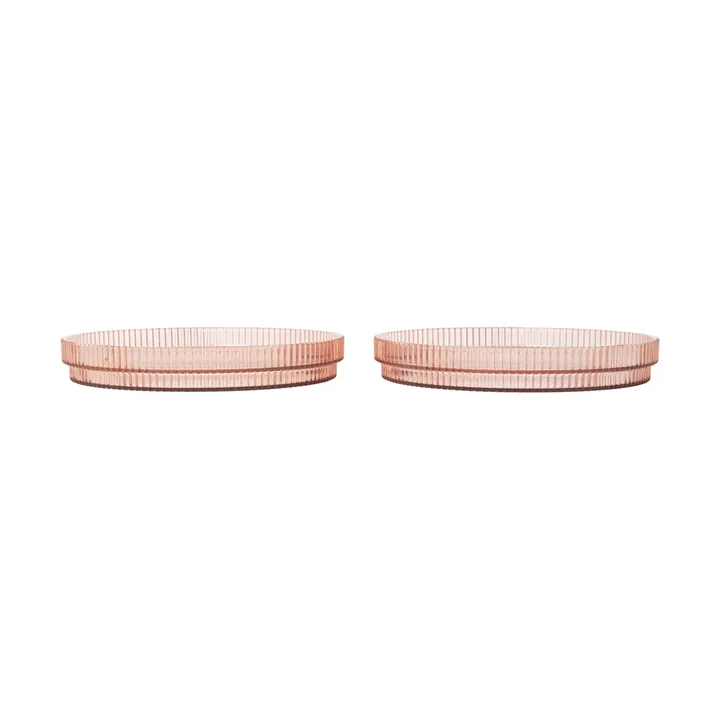 Ripple kids tallerken - Blush, 2-pak - Ferm Living