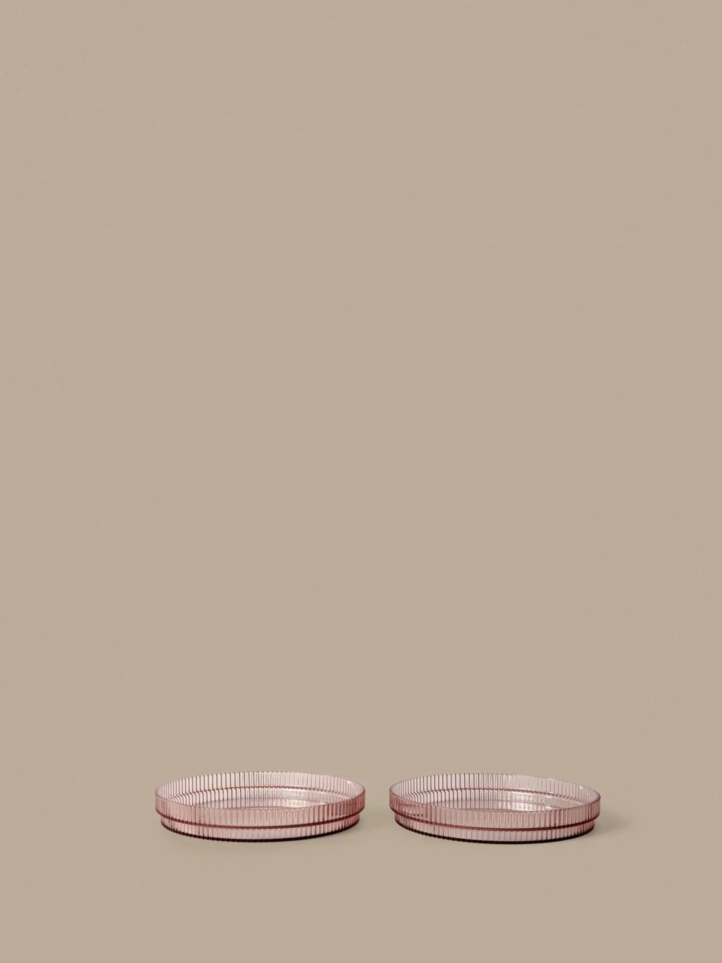Ripple kids tallerken, Blush, 2-pak Ferm Living