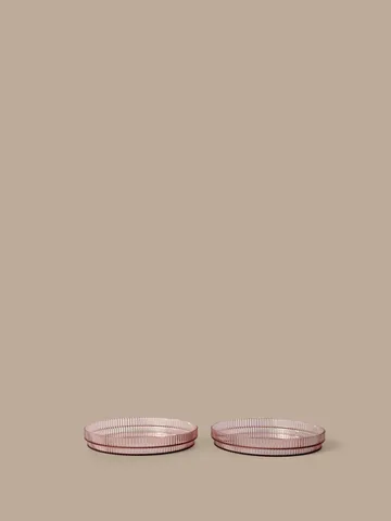 Ripple kids tallerken - Blush, 2-pak - Ferm Living