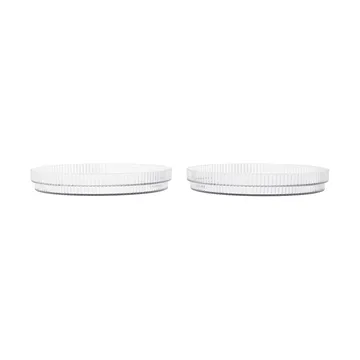 Ripple kids tallerken - Clear, 2-pak - Ferm Living