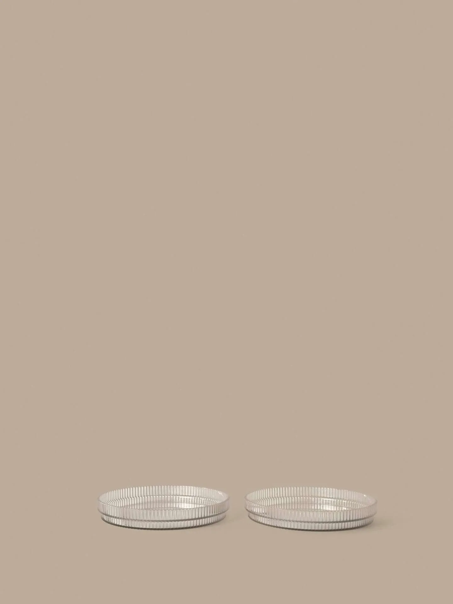 Ripple kids tallerken, Clear, 2-pak Ferm Living