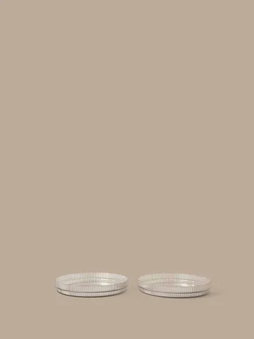 Ripple kids tallerken - Clear, 2-pak - Ferm Living