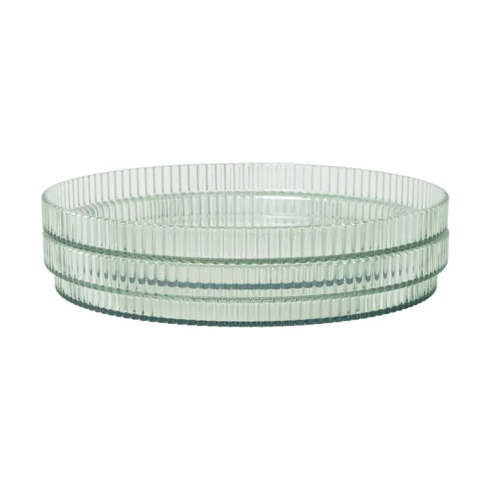 Ripple kids tallerken, Tea green, 2-pak Ferm Living