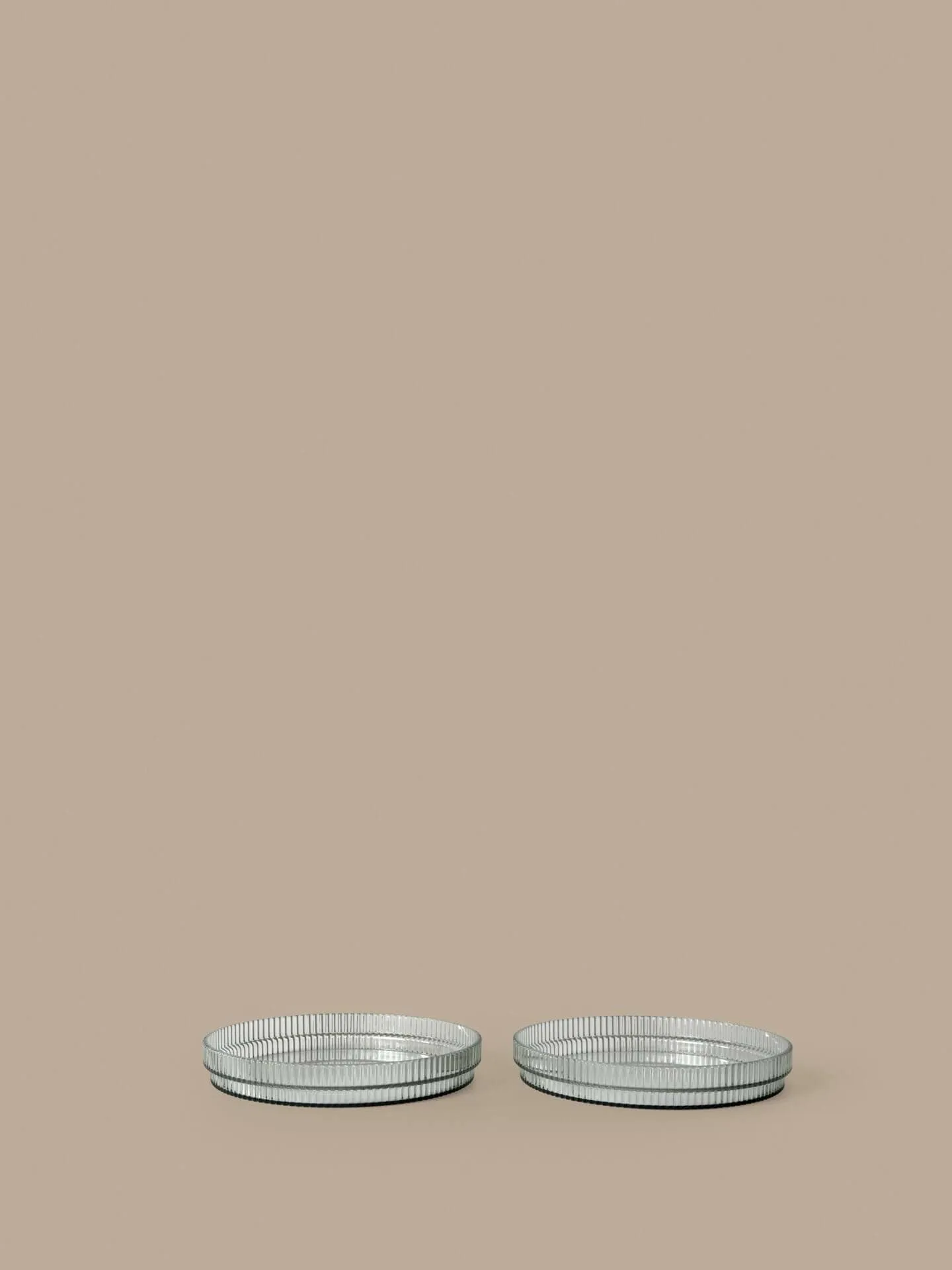 Ripple kids tallerken, Tea green, 2-pak Ferm Living