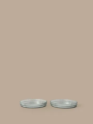Ripple kids tallerken - Tea green, 2-pak - Ferm Living