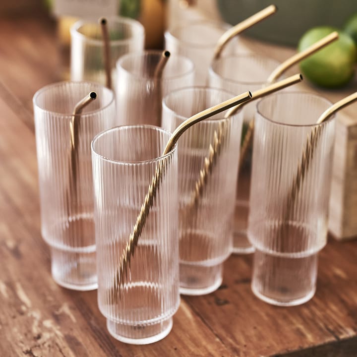 Ripple long drink-glas pakke med 4, klar ferm LIVING