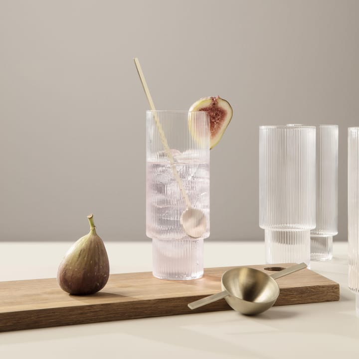 Ripple long drink-glas pakke med 4, klar ferm LIVING