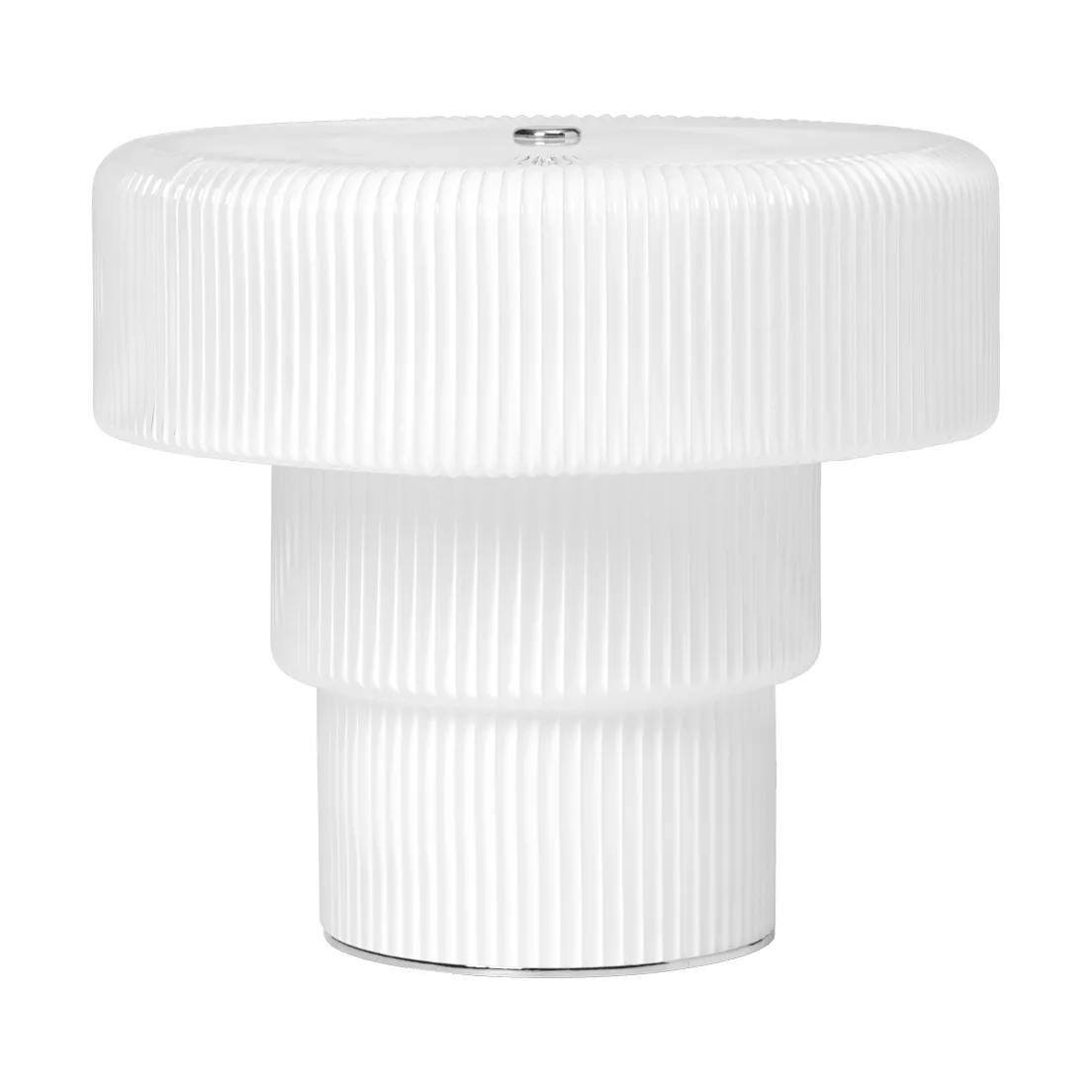 Ripple portable bordlampe, White, 16,5 cm Ferm Living