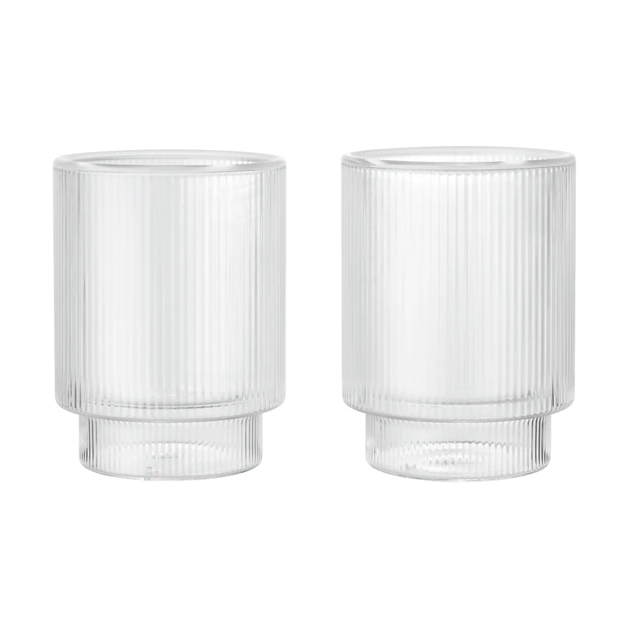 Ripple Thermal glas 22 cl, 2-pak, Clear Ferm Living