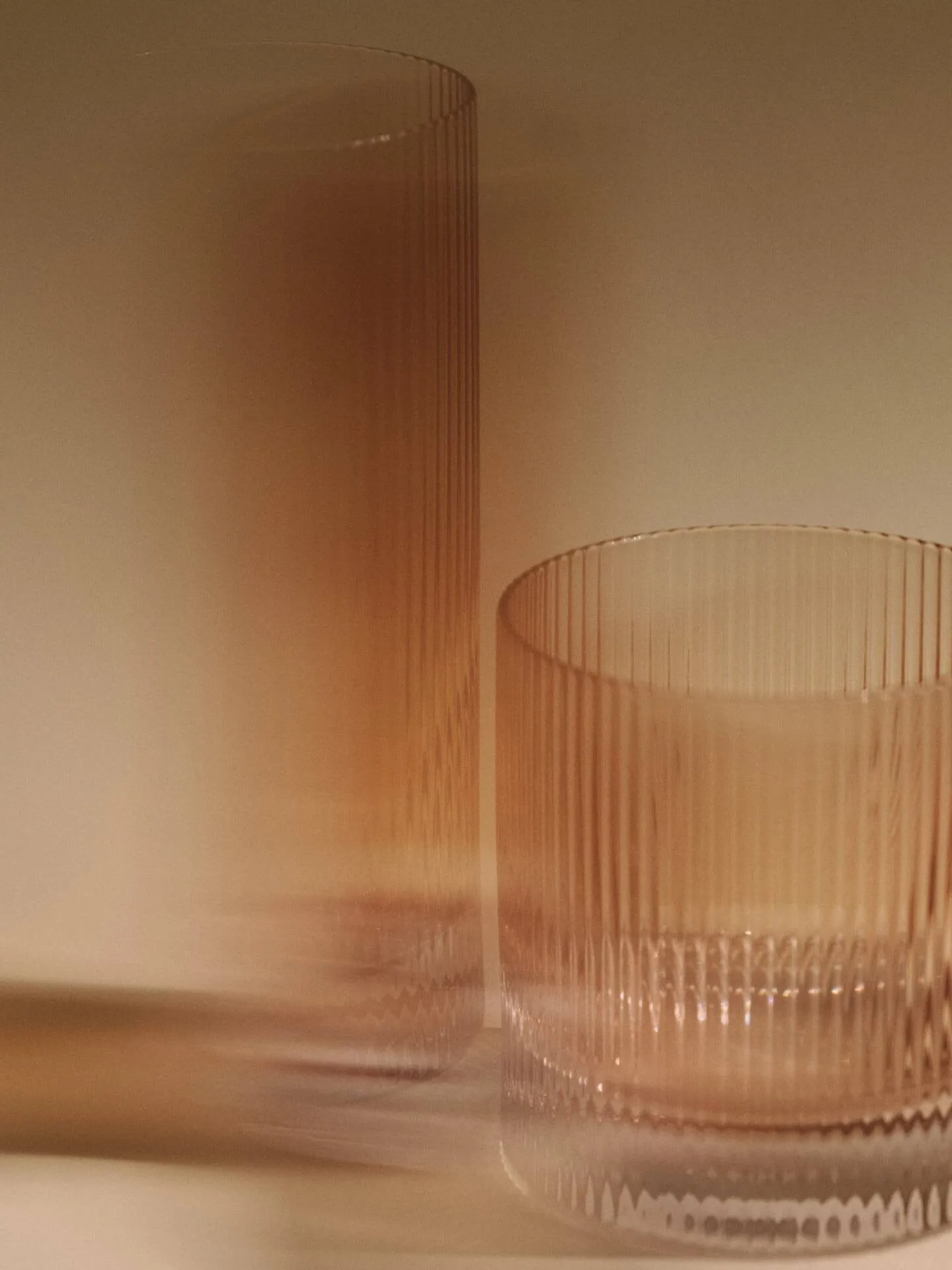 Ripple tumbler glas 25 cl 2-pak, Blush Ferm Living
