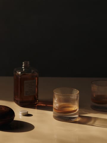 Ripple tumbler glas 25 cl 2-pak - Clear - Ferm Living