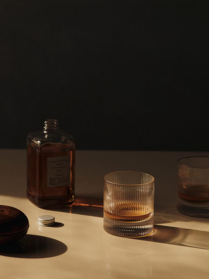 Ripple tumbler glas 25 cl 2-pak, Clear Ferm Living