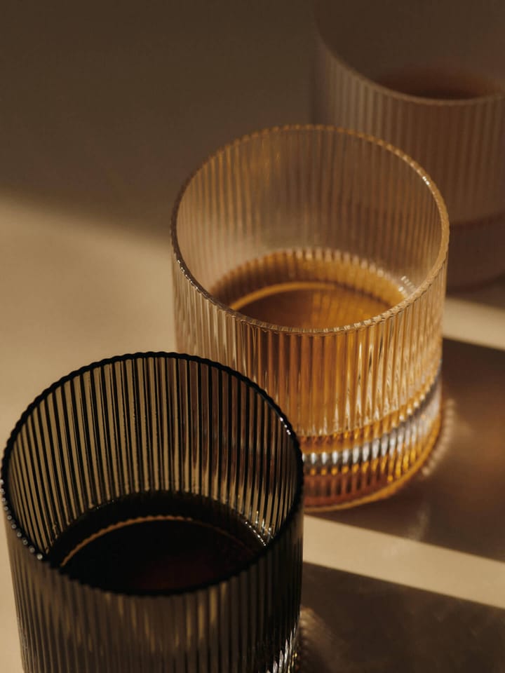 Ripple tumbler glas 25 cl 2-pak, Frosted Ferm Living