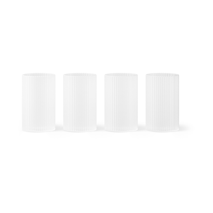 Ripple verrines glas 14 cl 4-pack, Frosted ferm LIVING