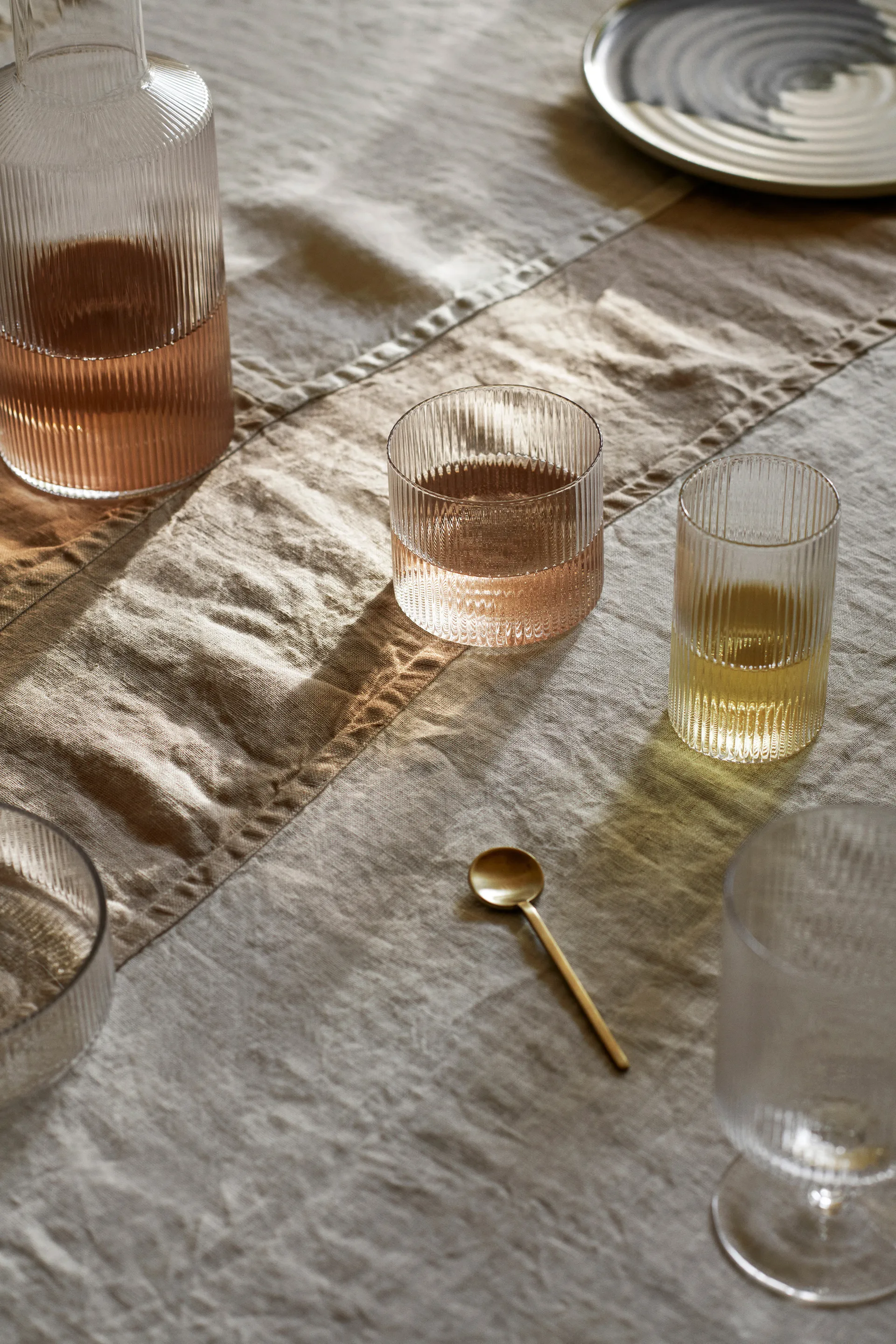 Ripple verrines glas 14 cl 4-pack, Frosted Ferm Living