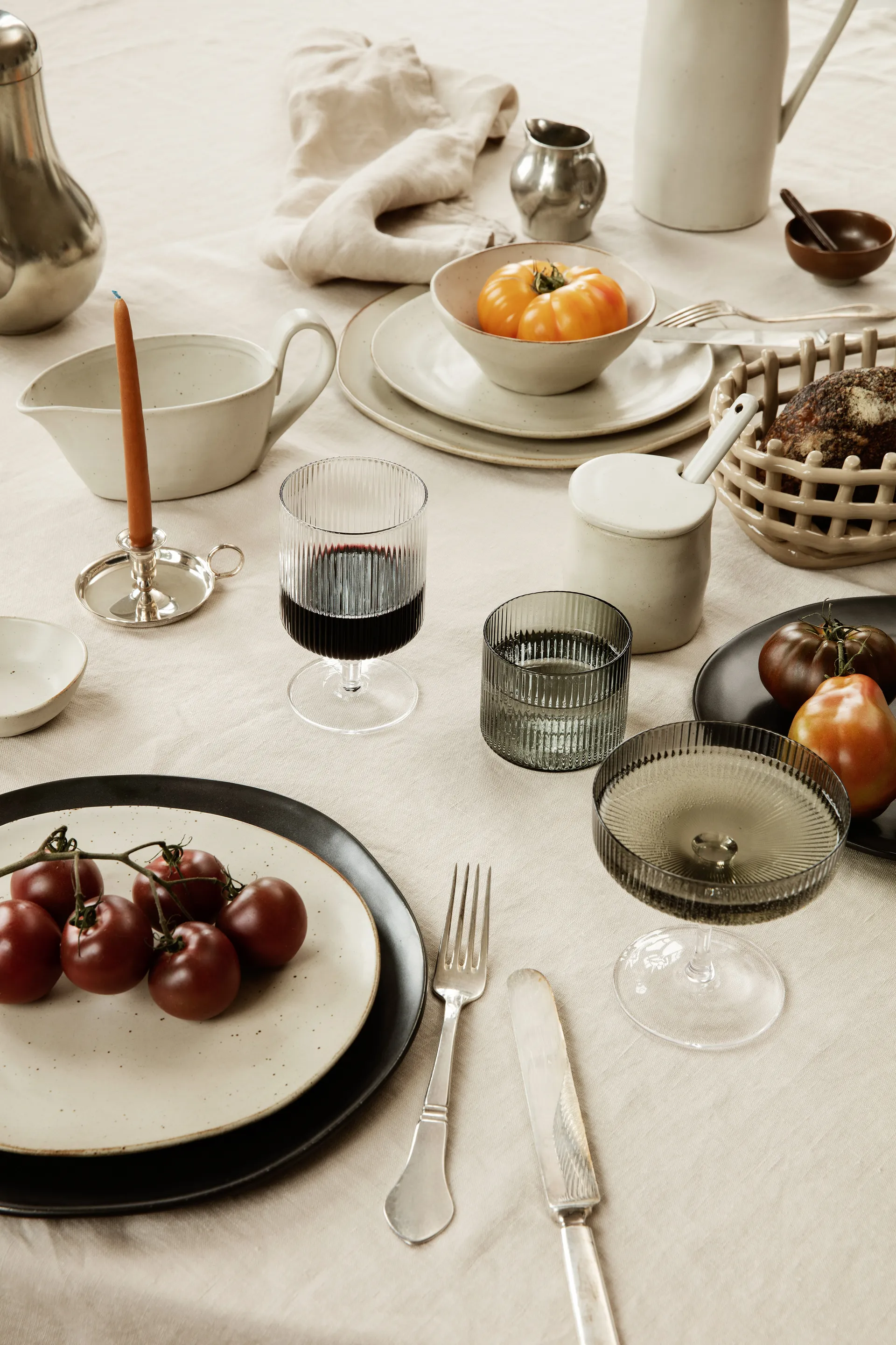 Ripple vinglas 2-pak, Klarglas Ferm Living
