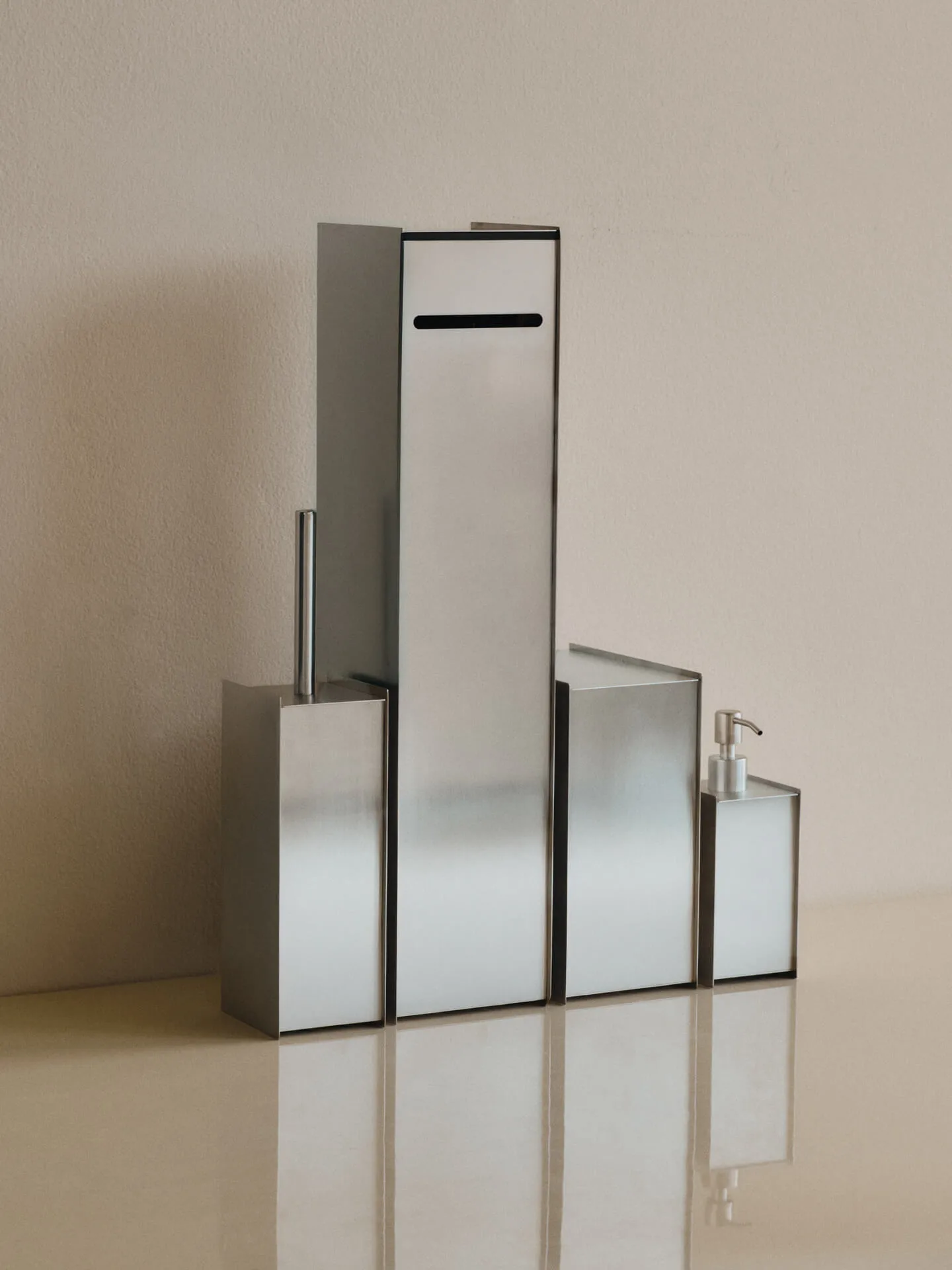 Sama toiletbørste, Brushed stainless steel Ferm Living