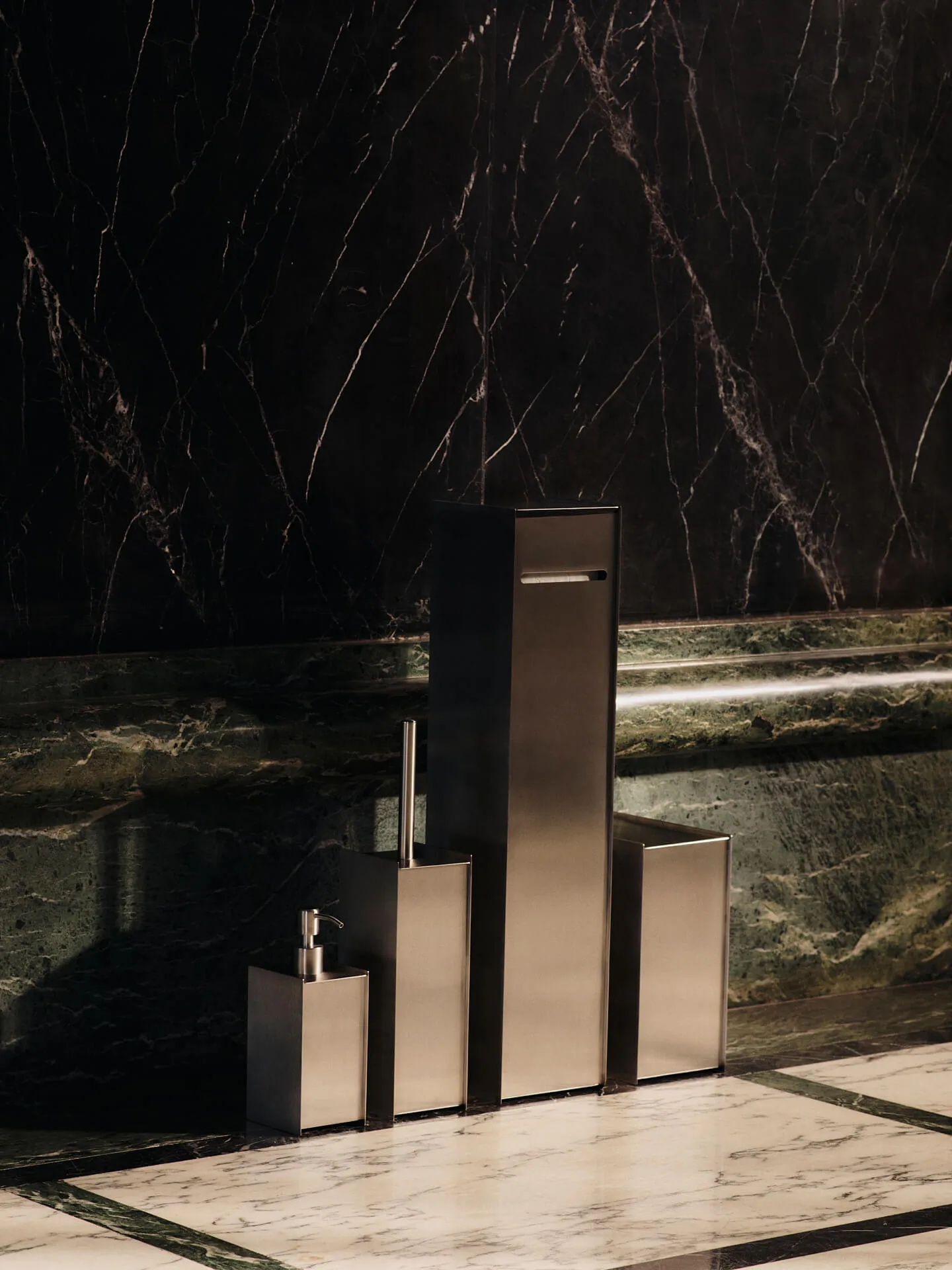 Sama toiletbørste, Brushed stainless steel Ferm Living