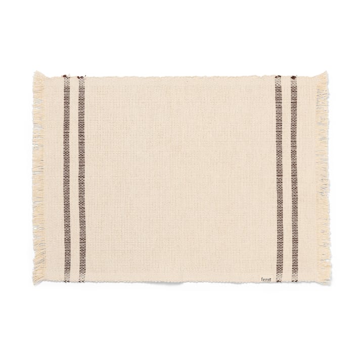 Savor dækkeserviet 38x50 cm, Offwhite/Chocolate Ferm Living