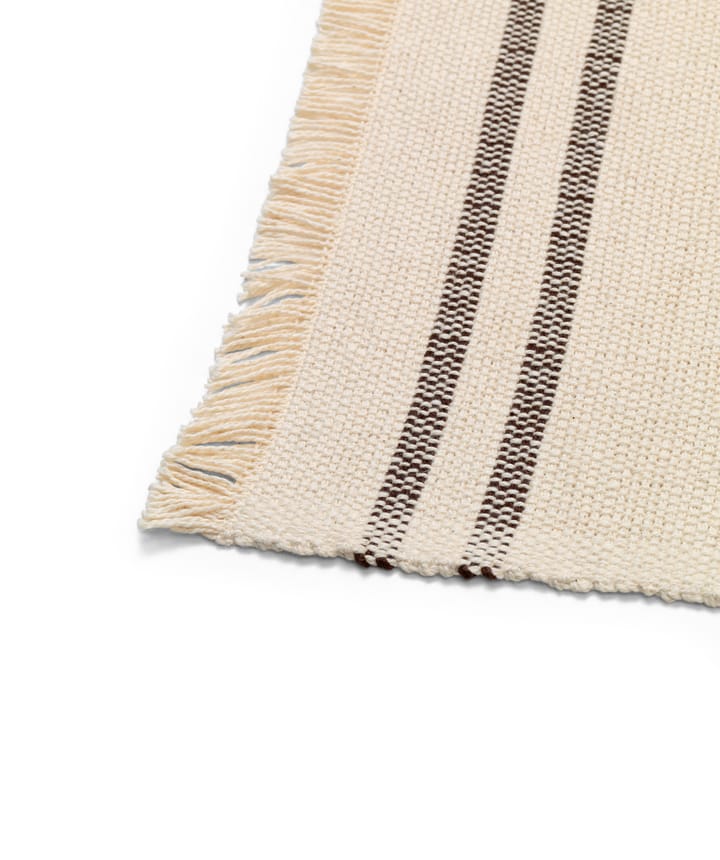 Savor dækkeserviet 38x50 cm, Offwhite/Chocolate Ferm Living