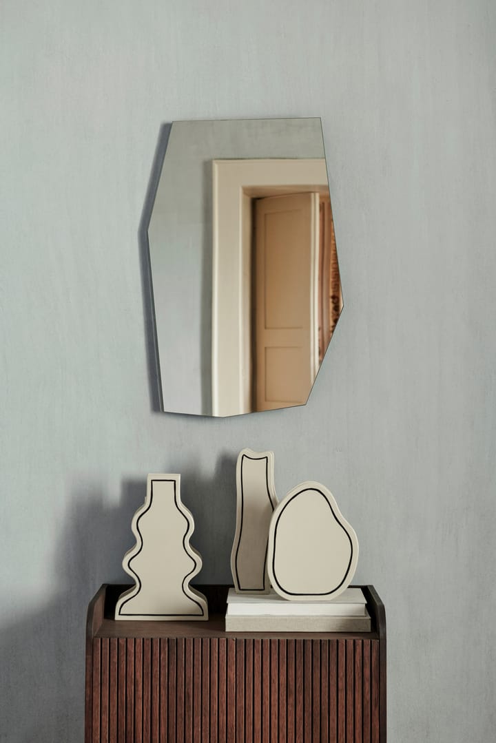 Shard spejl 50,5x76,4 cm, Black Ferm Living