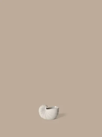 Shell krukke - Off-white, 11x5,5x7,7 cm - Ferm Living