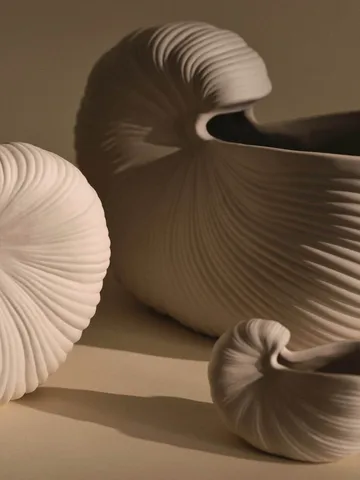Shell krukke - Off-white, 11x5,5x7,7 cm - Ferm Living