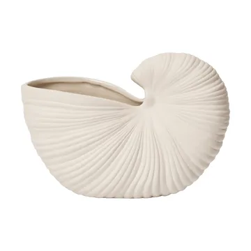Shell krukke - Off-white, 23x11,5x16 cm - Ferm Living