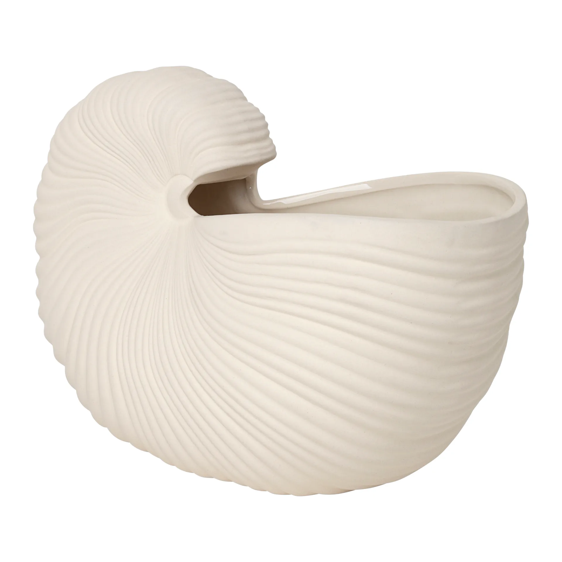 Shell krukke, Off white, 31x15x21 cm Ferm Living
