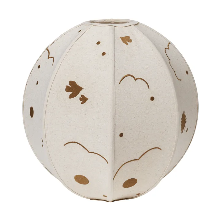 Skye lampeskærm - Natural-bronze, Ø45 cm - Ferm Living