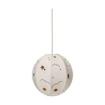 Skye lampeskærm - Natural-bronze, Ø45 cm - Ferm Living