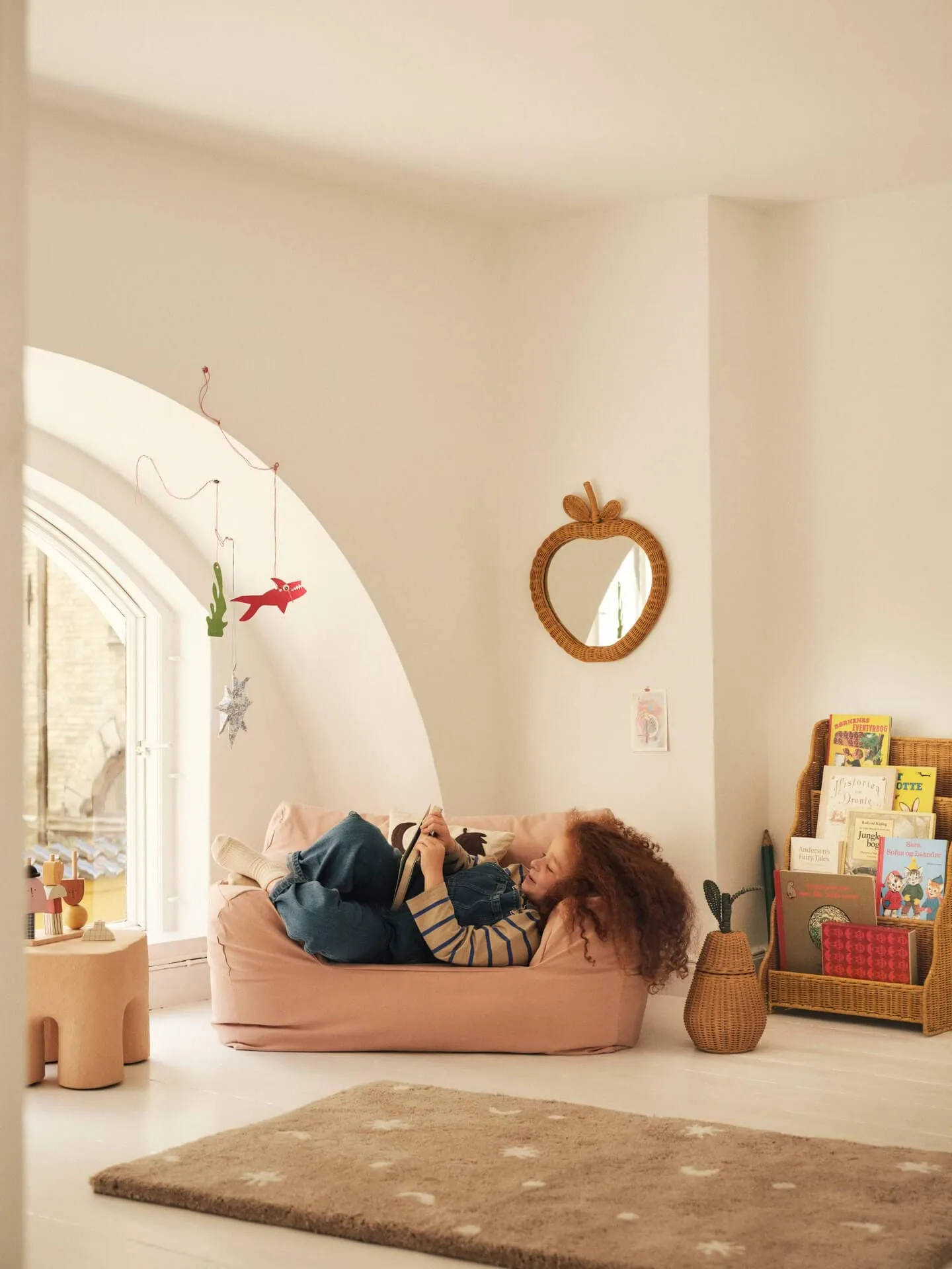 Skye tuftet tæppe, Cashmere, 80x120 cm Ferm Living