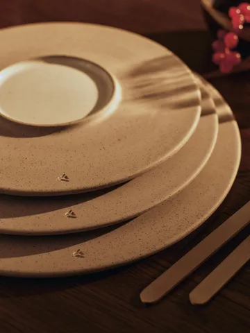 Sonae tallerken 2-pak - Grey-white, Ø25 cm - Ferm Living