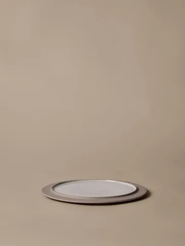 Sonae tallerken 2-pak - Grey-white, Ø28 cm - Ferm Living