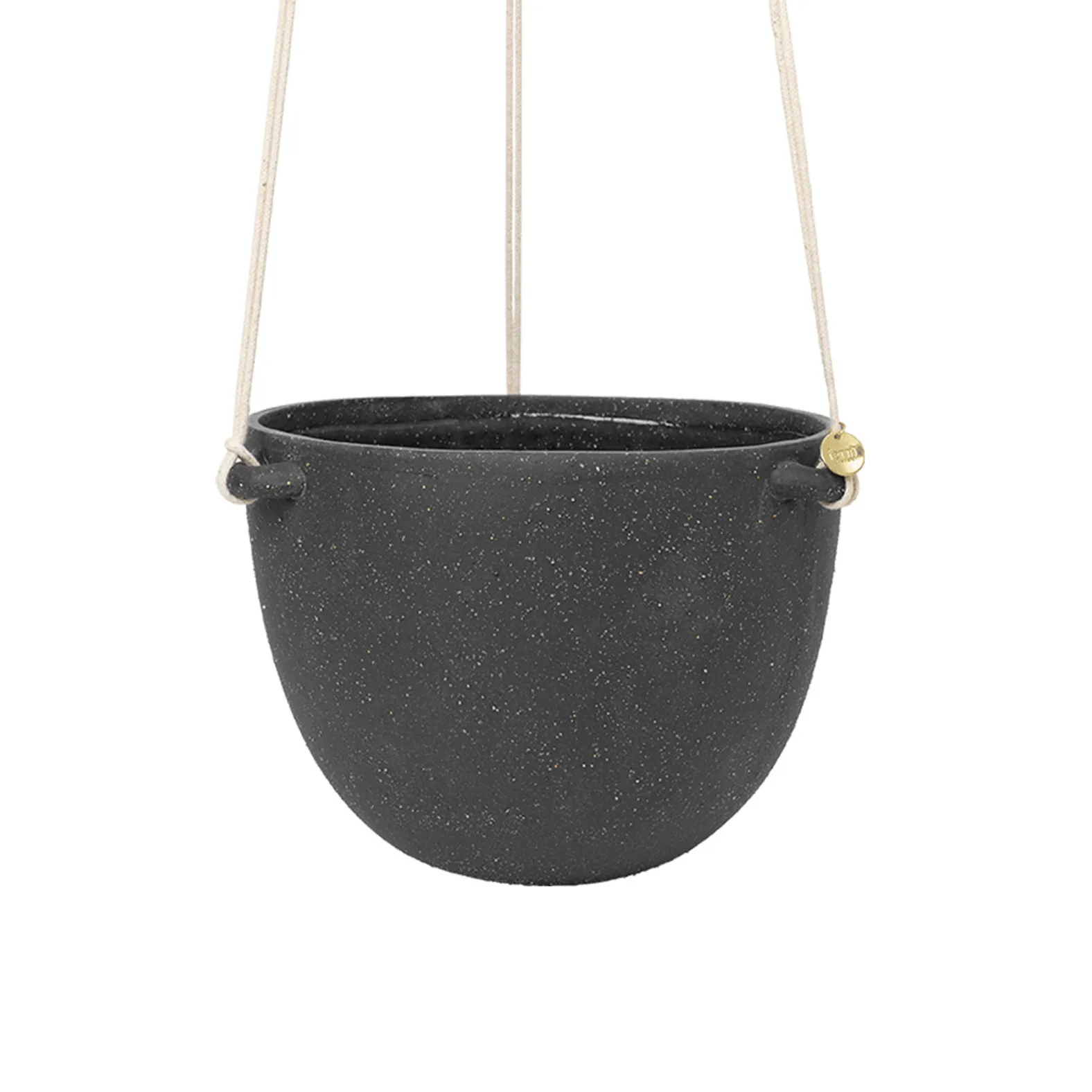 Speckle hængende krukke Ø20,5 cm, Dark grey Ferm Living