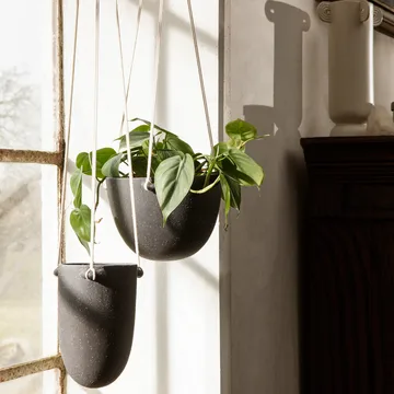 Speckle hængende krukke Ø20,5 cm - Dark grey - Ferm Living