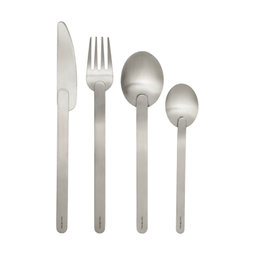 Stelo bestiksæt 4 dele - Brushed Stainless Steel - Ferm Living