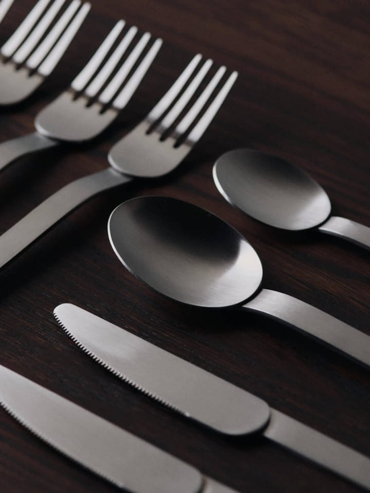 Stelo bestiksæt 4 dele, Brushed Stainless Steel Ferm Living
