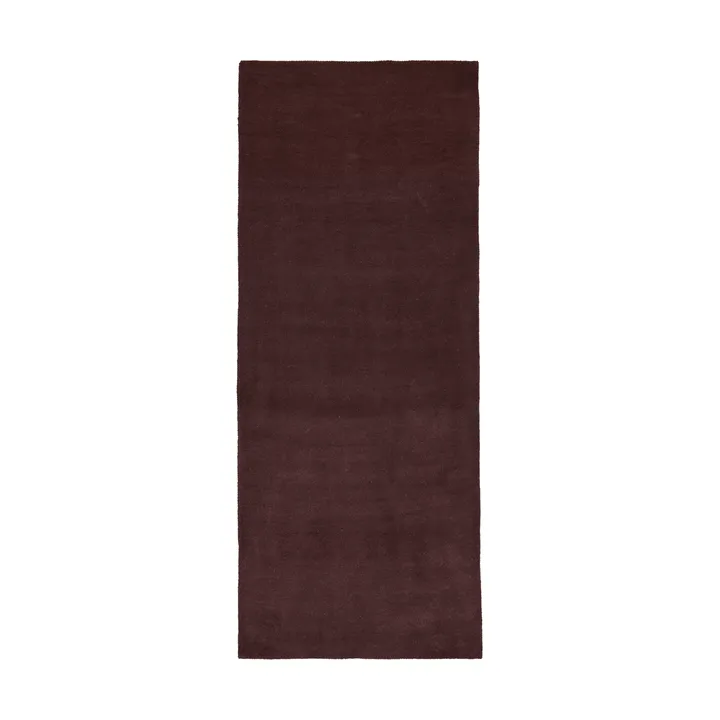 Stille tuftet tæppe - Dark pecan, 80x200 cm - Ferm Living