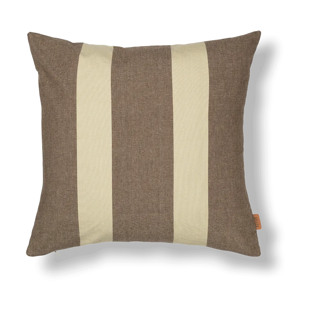 Strand outdoor pudebetræk 50x50 cm, Carob brown-parchment Ferm Living