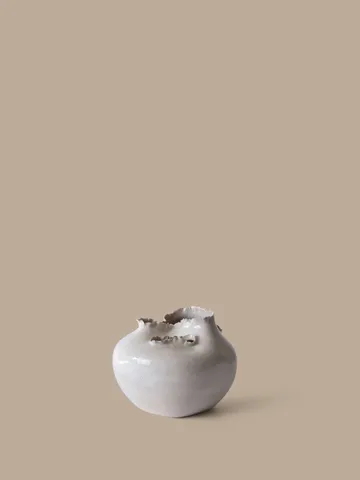 Tereo vase - Off-white speckle, 18 cm - Ferm Living