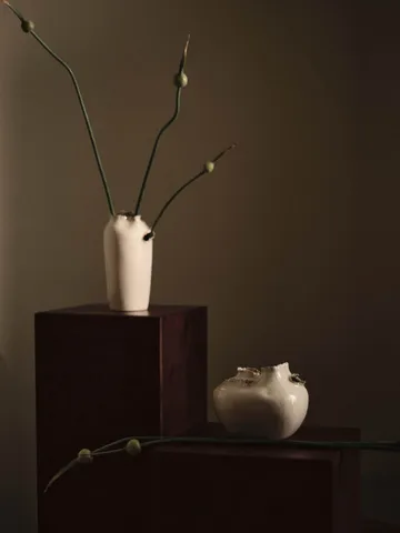 Tereo vase - Off-white speckle, 27 cm - Ferm Living