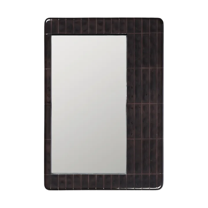 Tiling spejl - Dark chocolate, 59x85 cm - Ferm Living