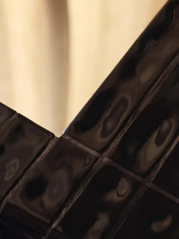 Tiling spejl - Dark chocolate, 59x85 cm - Ferm Living