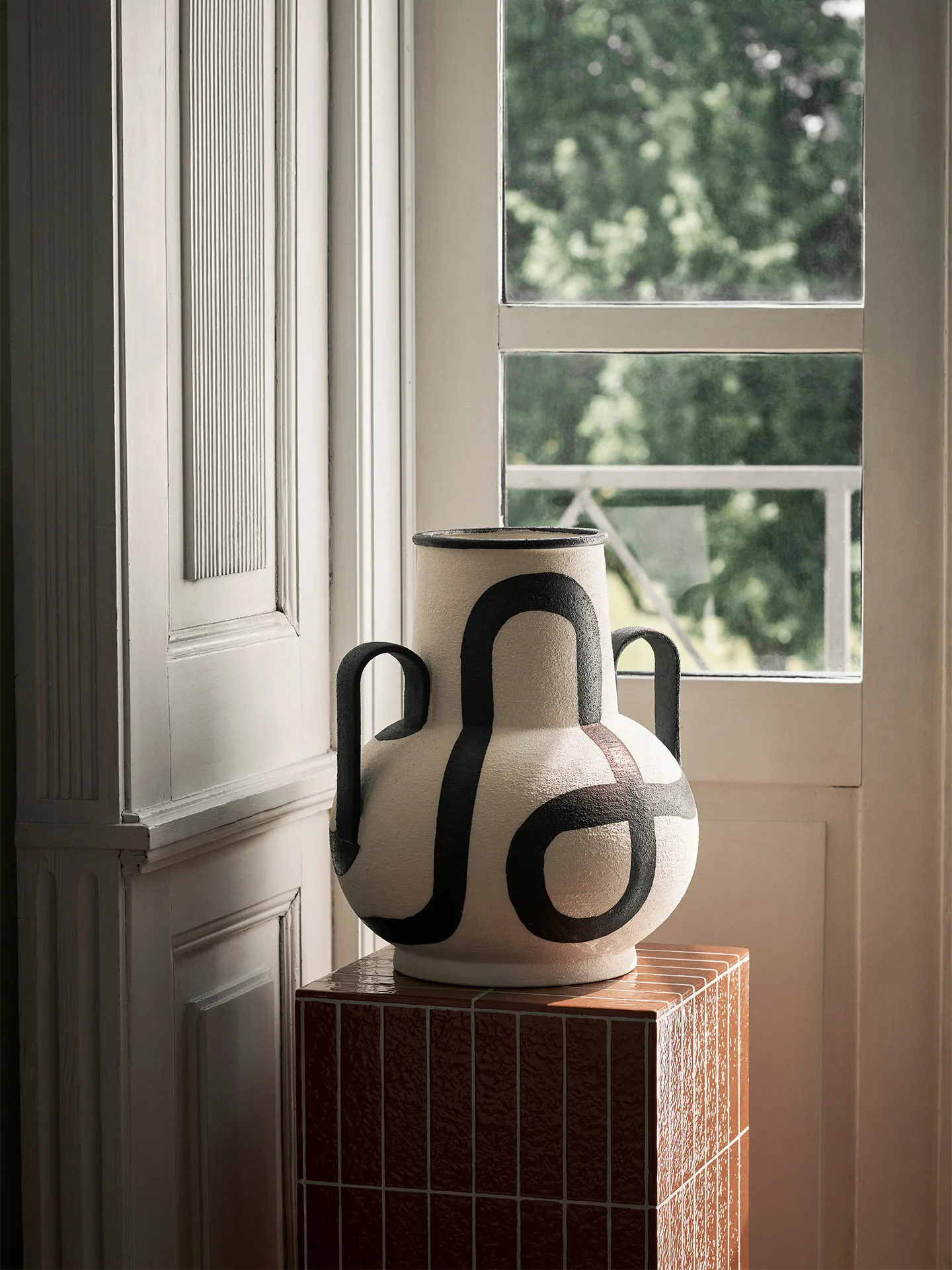 Trace vase, Offwhite Ferm Living