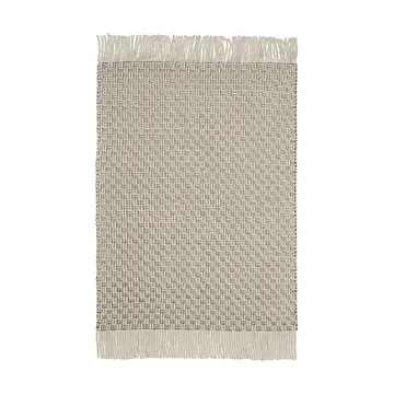Udo tæppe - Off-white-black, 140x200 cm - Ferm Living