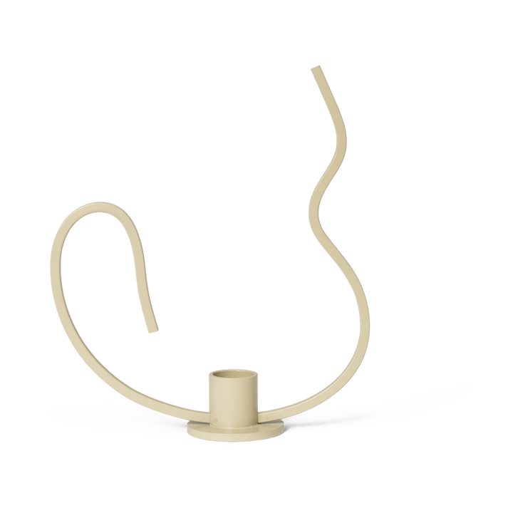 Valse lysestage low - Cashmere - Ferm Living