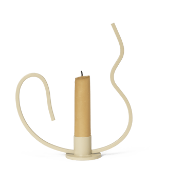 Valse lysestage low - Cashmere - Ferm Living